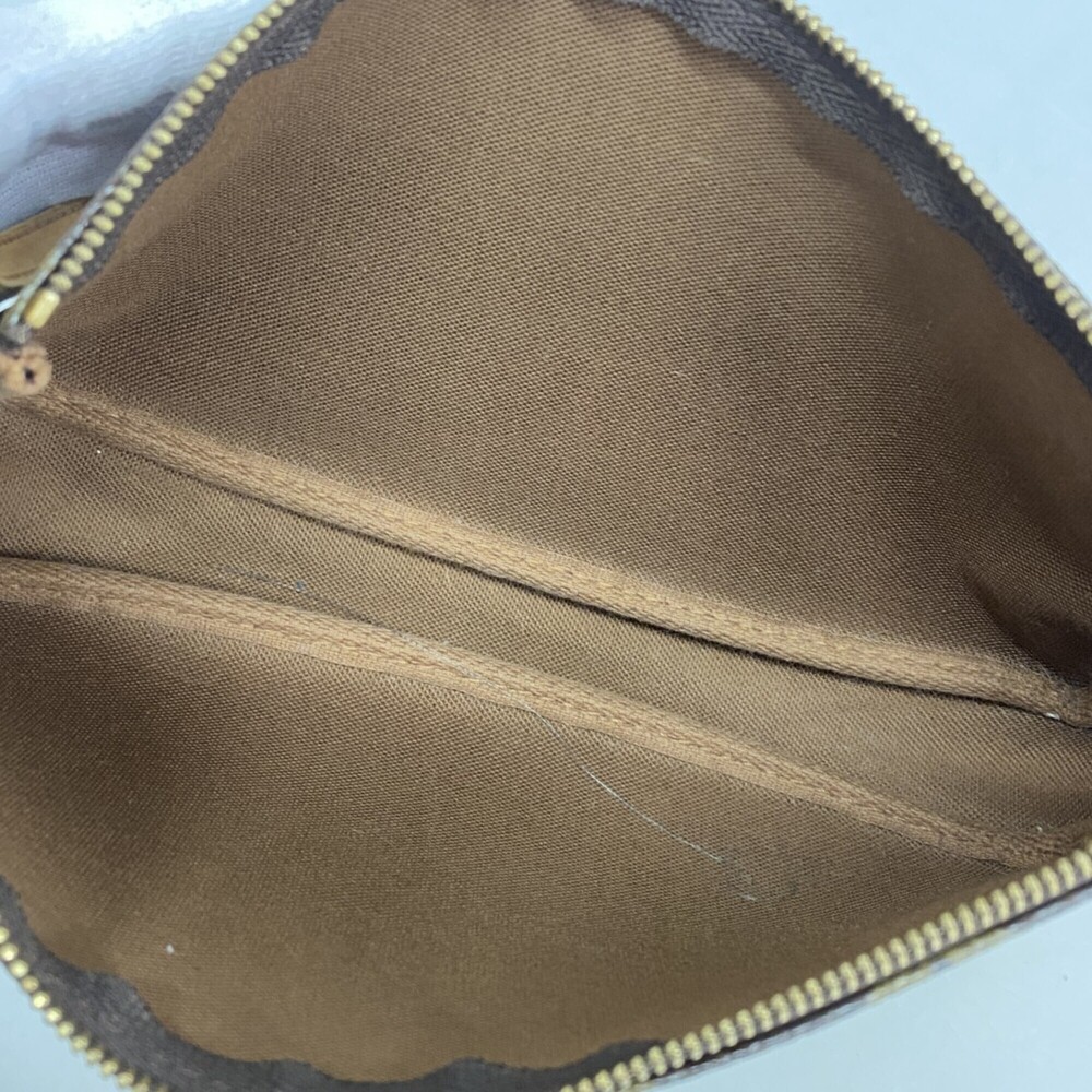 LOUIS VUITTON Brown Monogram Pochette Pouch - Picture 4 of 10